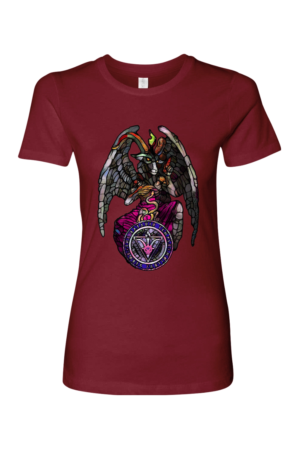 SF Stained Glass Baphomet Fitted Crew