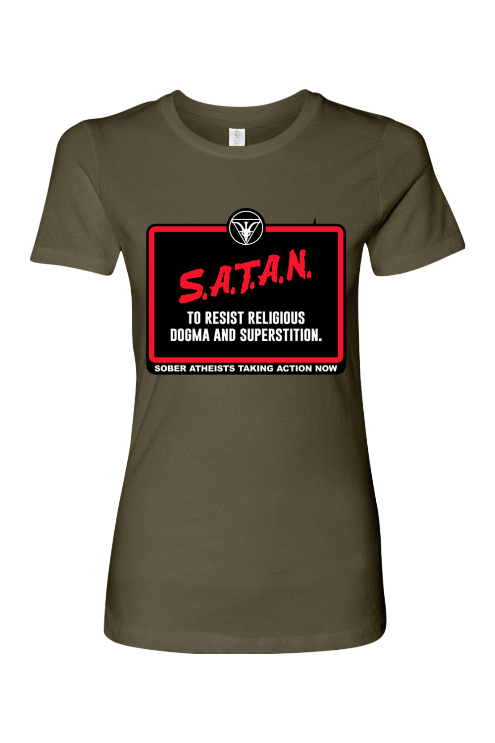 Sober Faction S.A.T.A.N. Fitted Tee