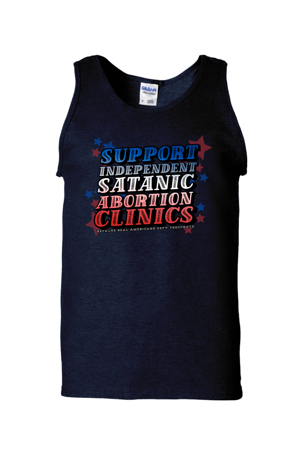 Support Independent Satanic Abortion Clinics Unisex Tank
