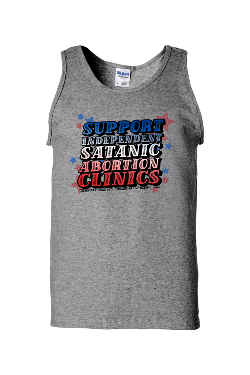 Support Independent Satanic Abortion Clinics Unisex Tank