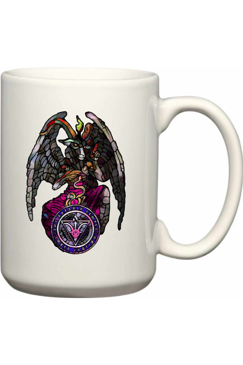 SF Stained Glass Baphomet 15oz Mug