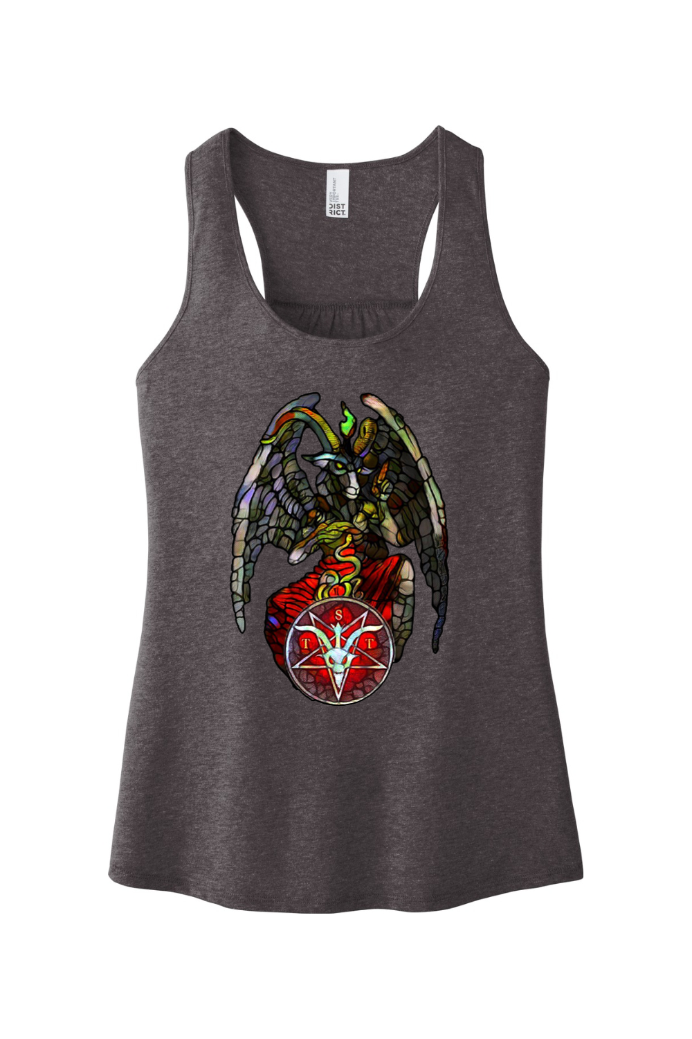 TST Stained Glass Baphomet Fitted Tank