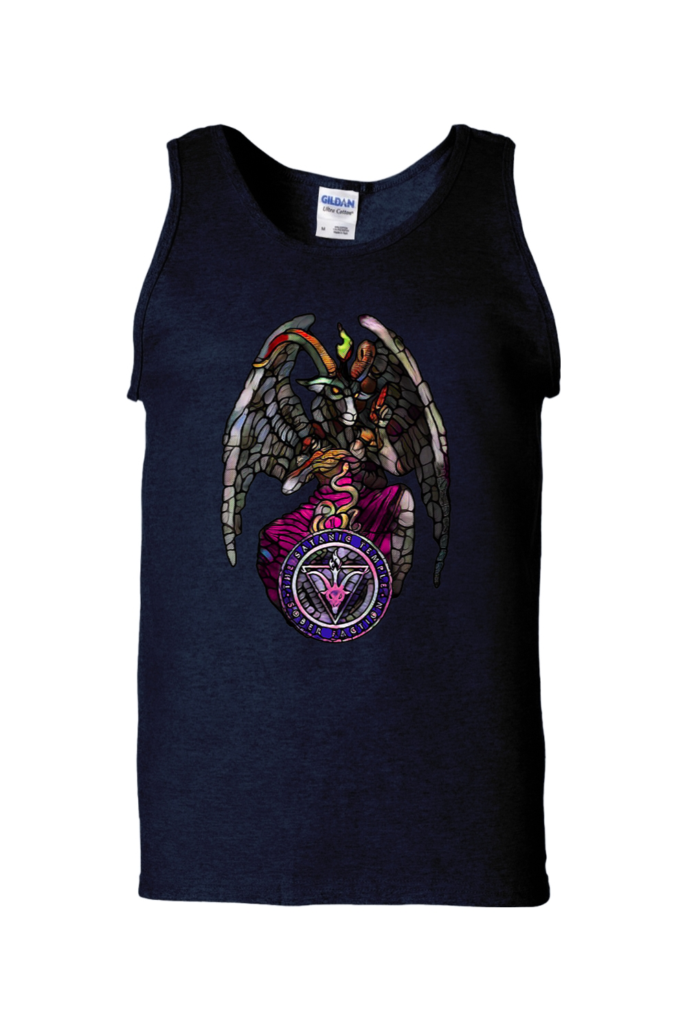 SF Stained Glass Baphomet Unisex Tank