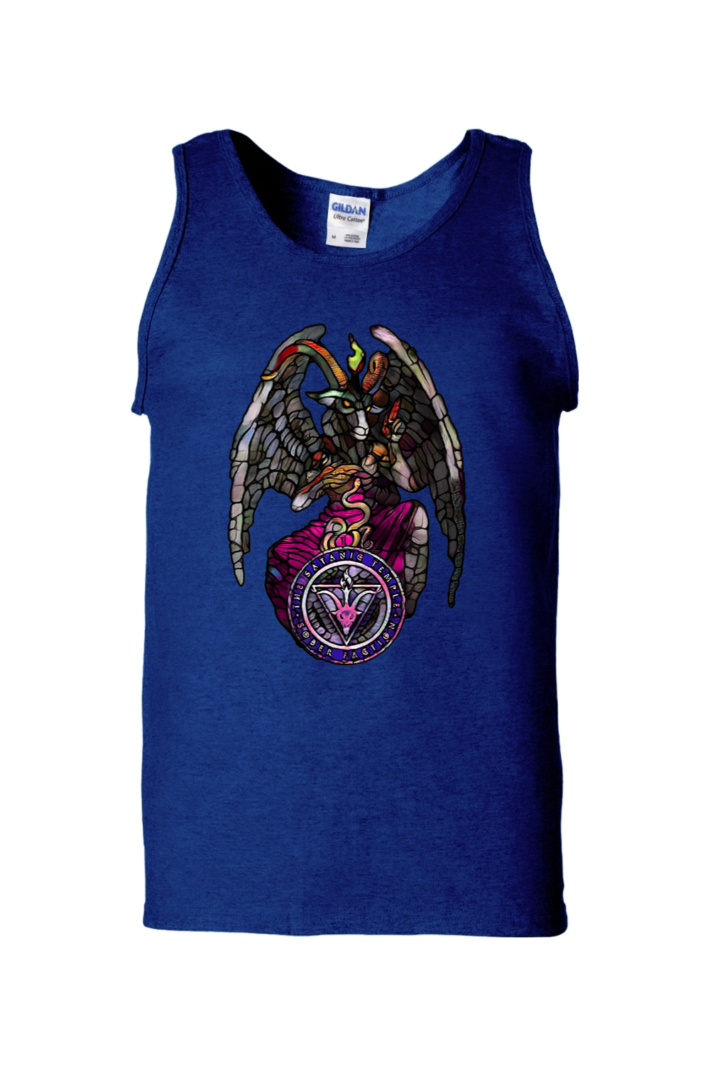 SF Stained Glass Baphomet Unisex Tank