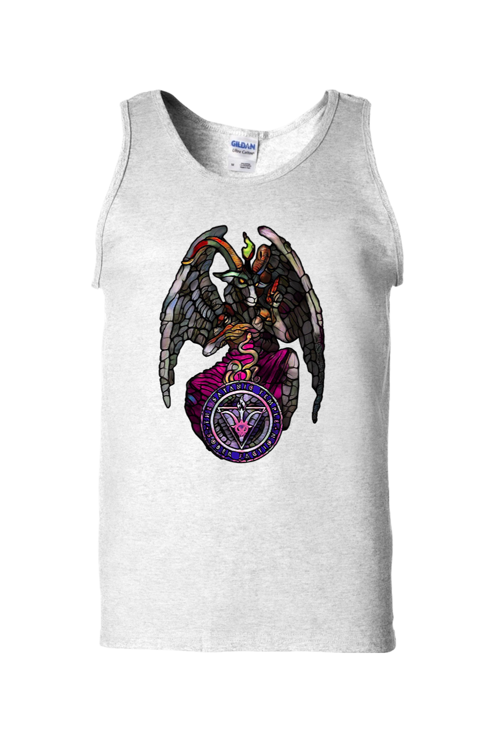 SF Stained Glass Baphomet Unisex Tank