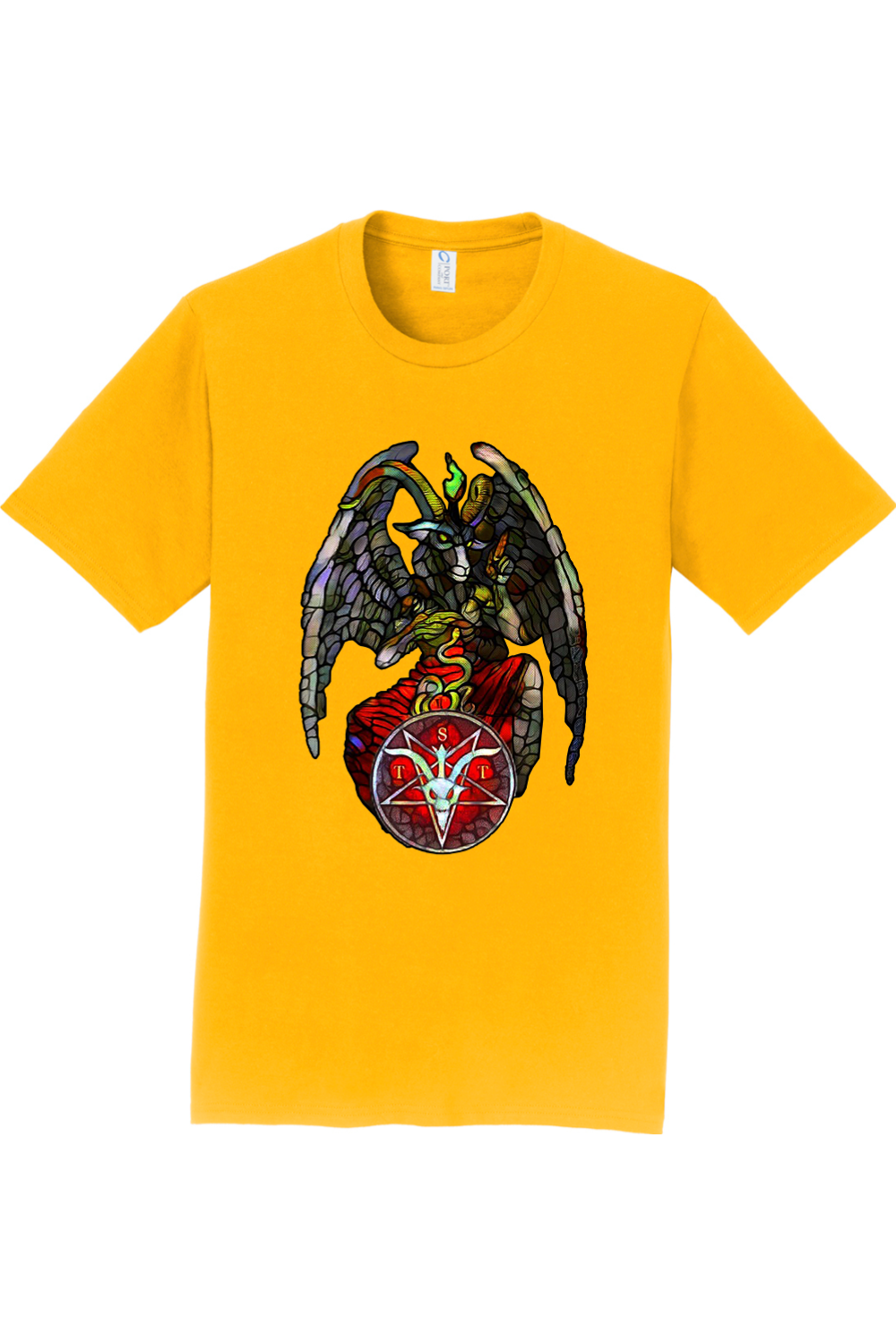 TST Stained Glass Baphomet Crew – Hell-Raiser Shop