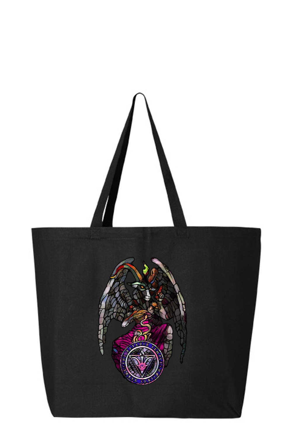 SF Stained Glass Baphomet Jumbo Tote