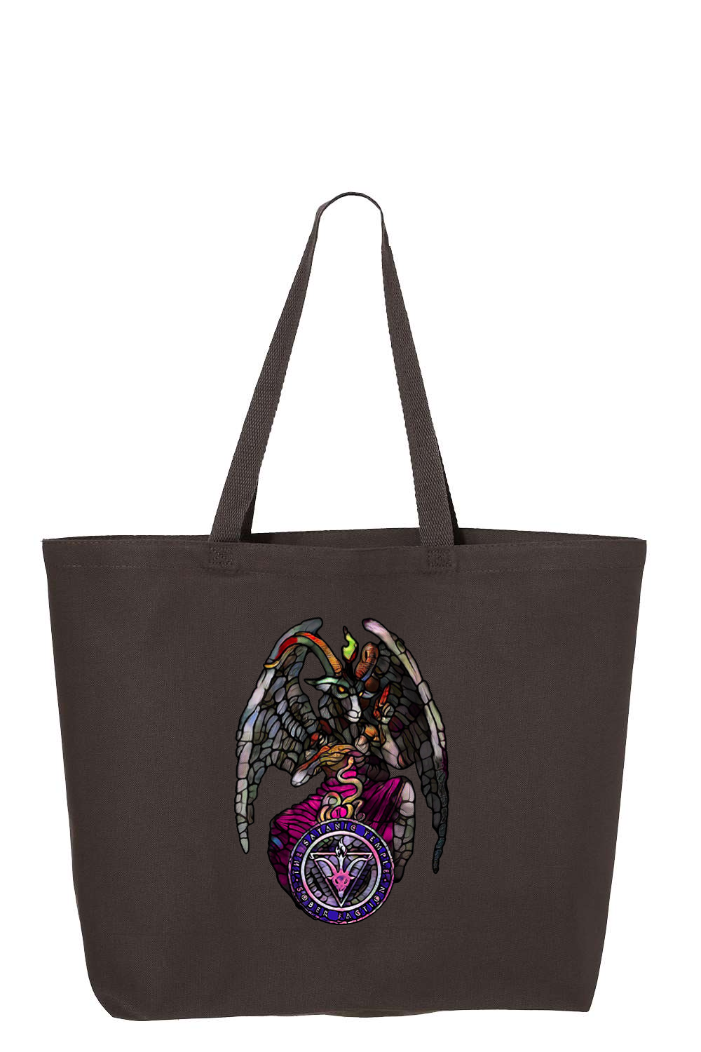 SF Stained Glass Baphomet Jumbo Tote