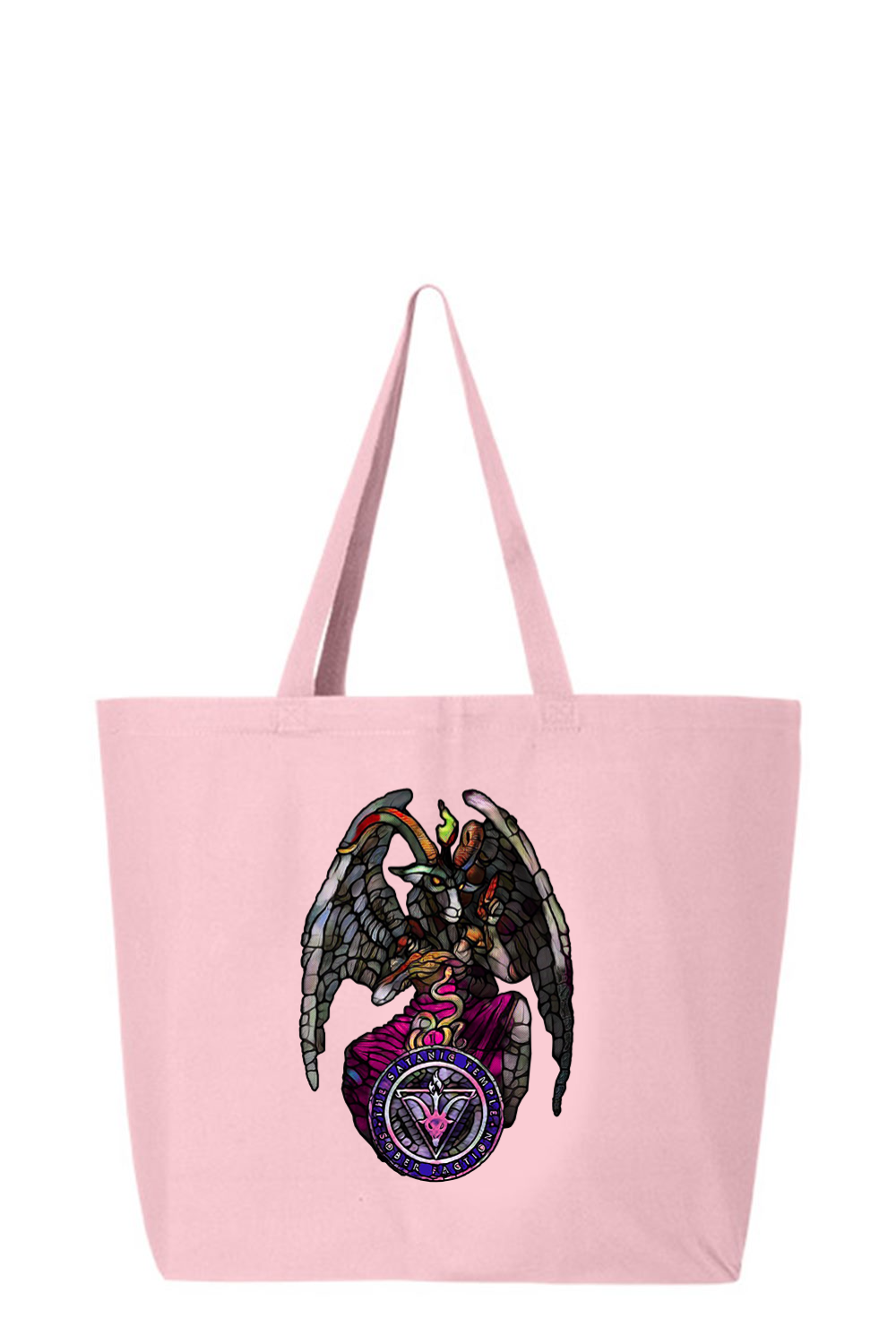 SF Stained Glass Baphomet Jumbo Tote