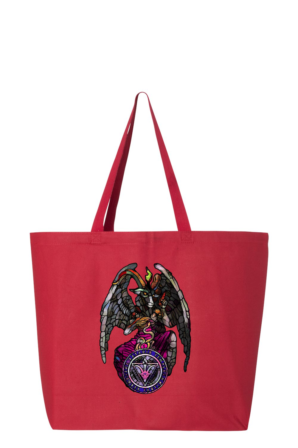 SF Stained Glass Baphomet Jumbo Tote