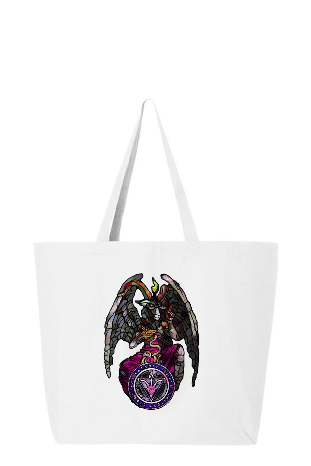 SF Stained Glass Baphomet Jumbo Tote