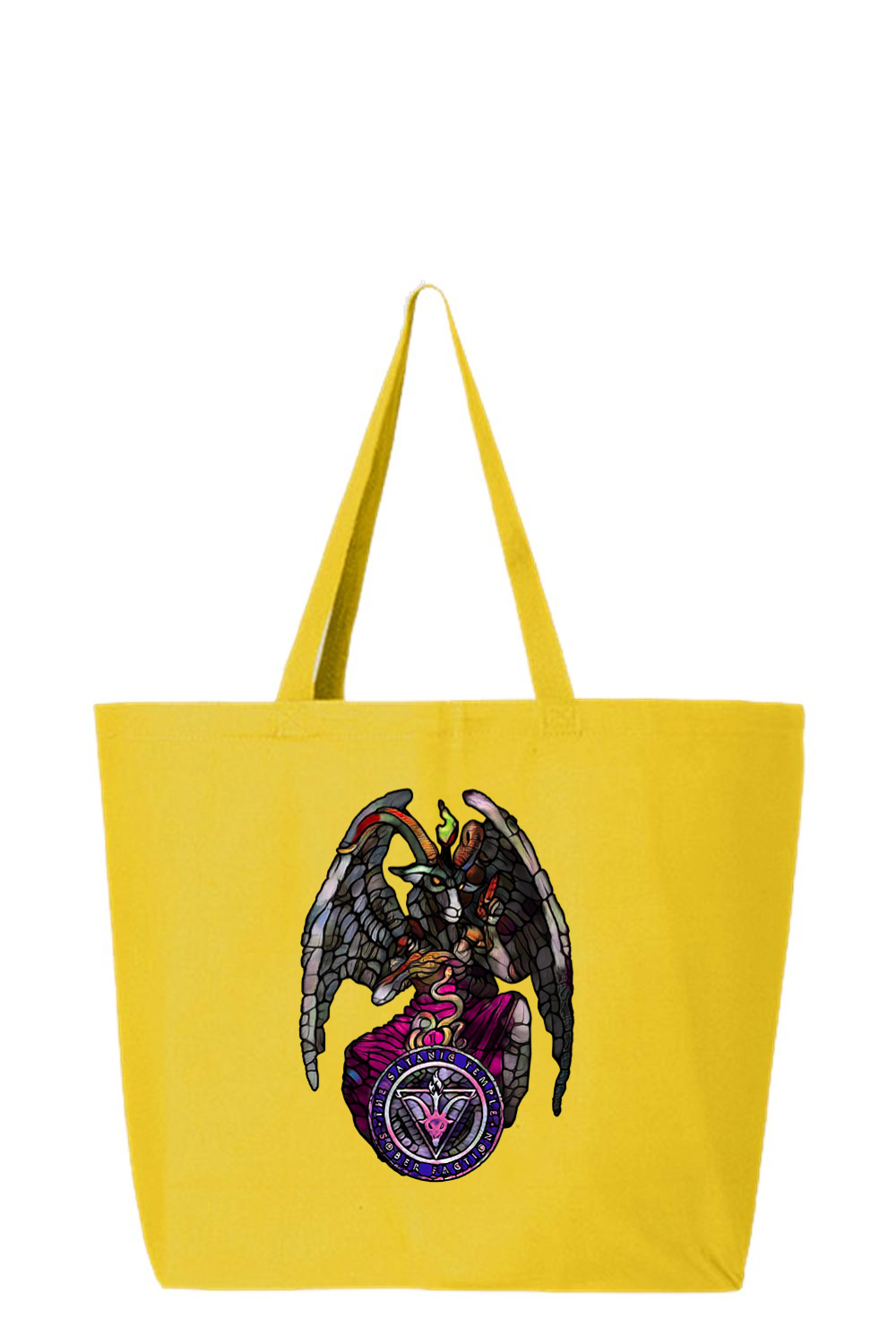 SF Stained Glass Baphomet Jumbo Tote