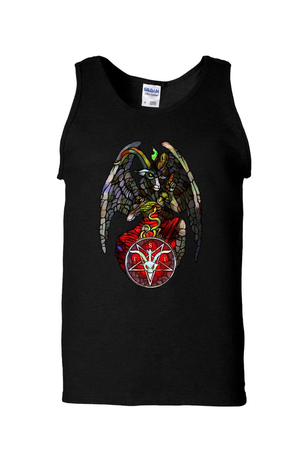 TST Stained Glass Baphomet Unisex Tank