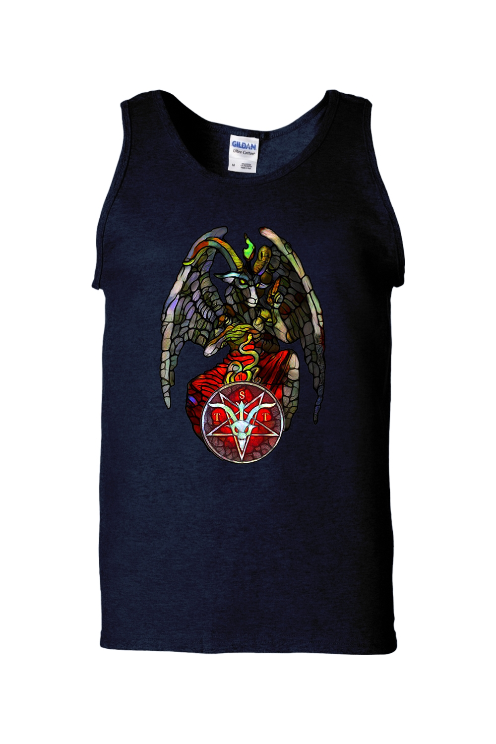 TST Stained Glass Baphomet Unisex Tank