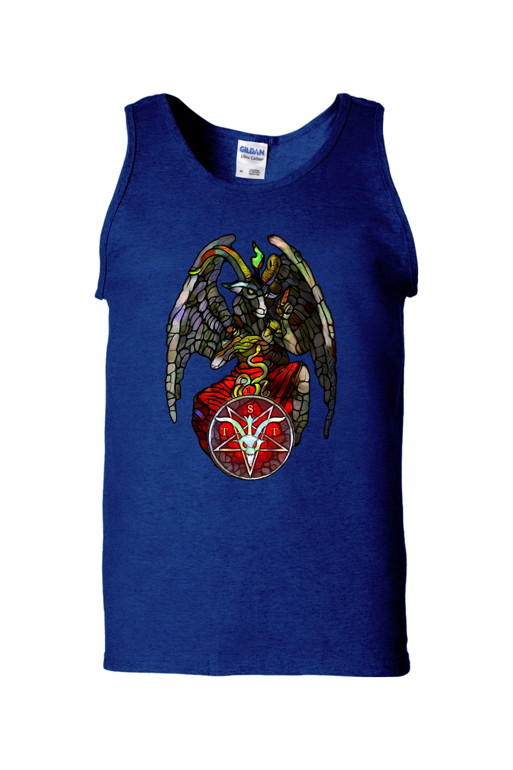 TST Stained Glass Baphomet Unisex Tank