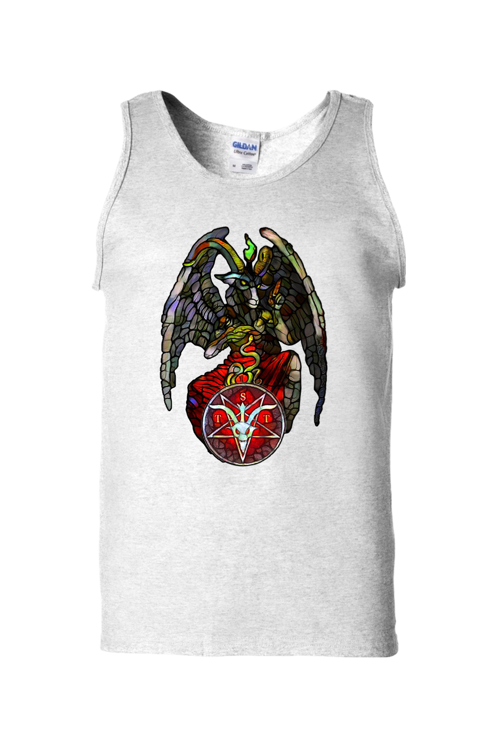 TST Stained Glass Baphomet Unisex Tank