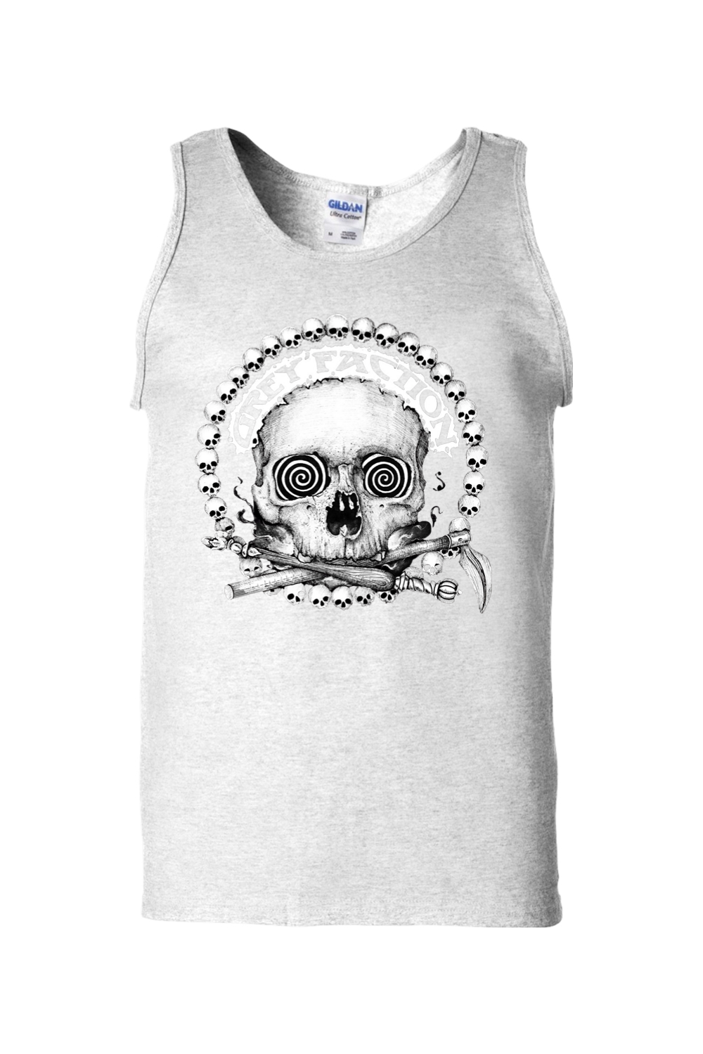 Grey Faction Skull Unisex Tank