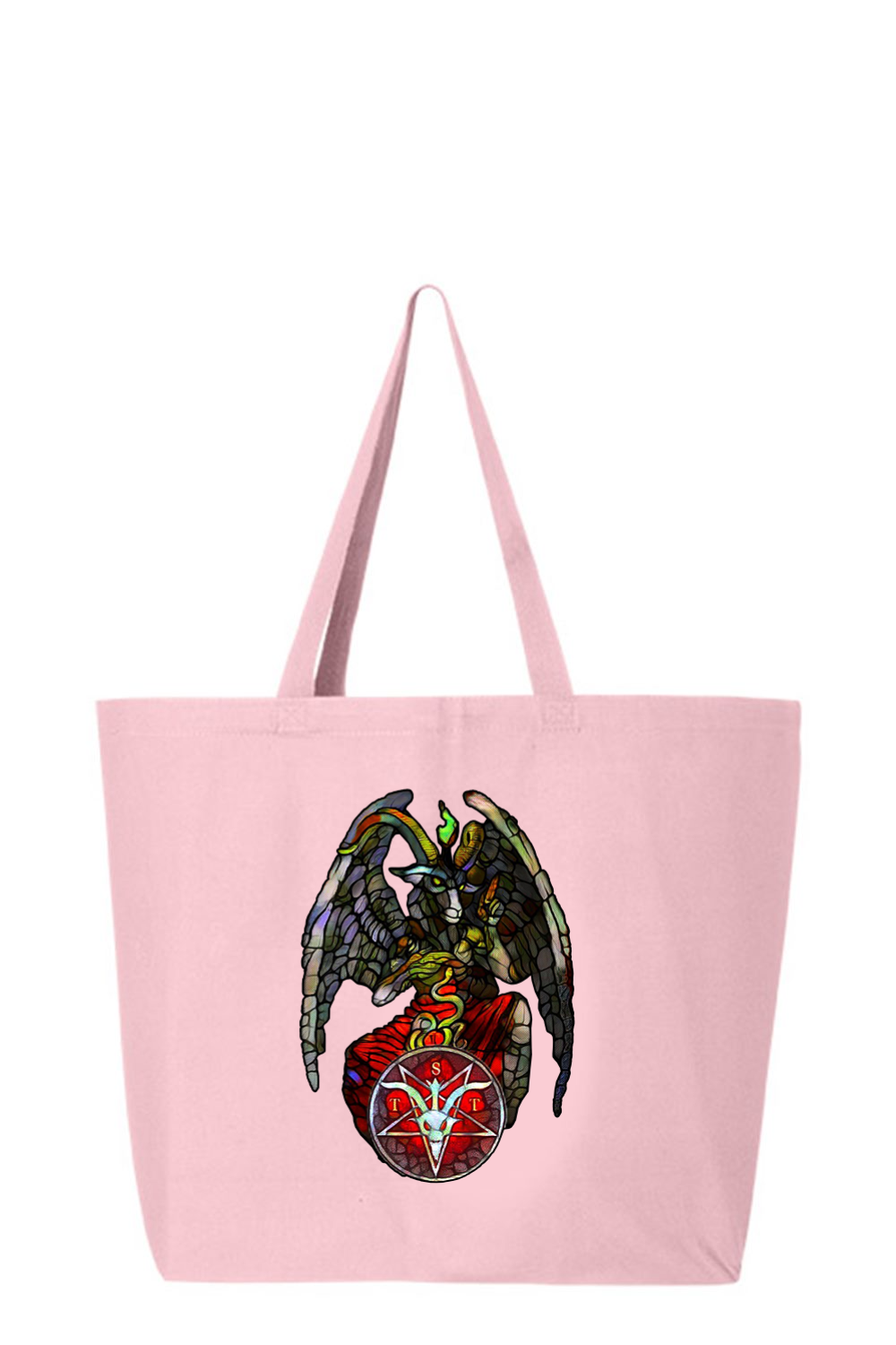 TST Stained Glass Baphomet Jumbo Tote