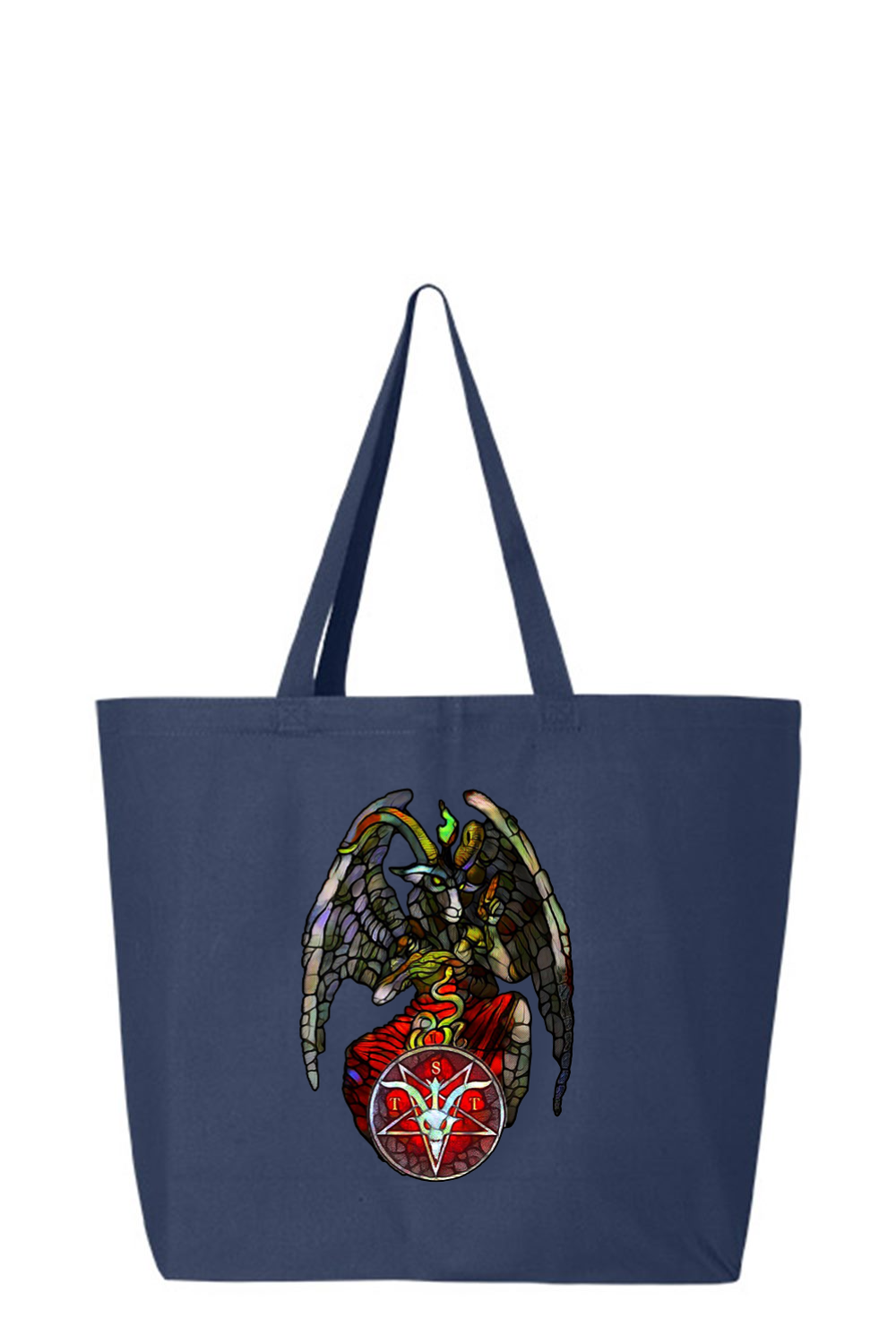 TST Stained Glass Baphomet Jumbo Tote