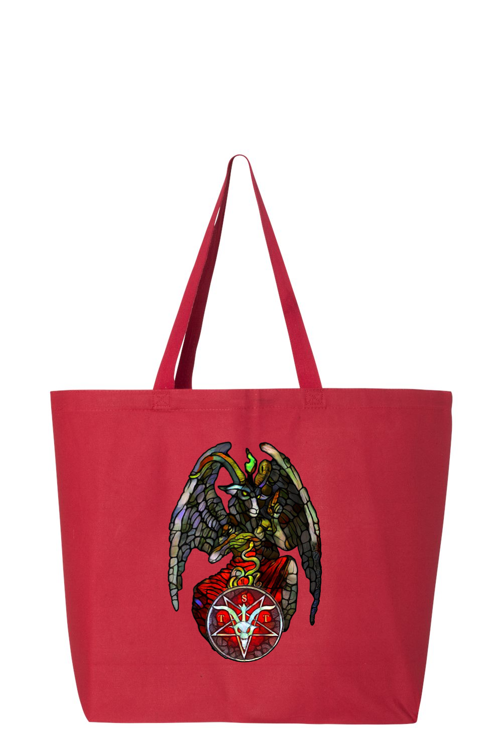 TST Stained Glass Baphomet Jumbo Tote