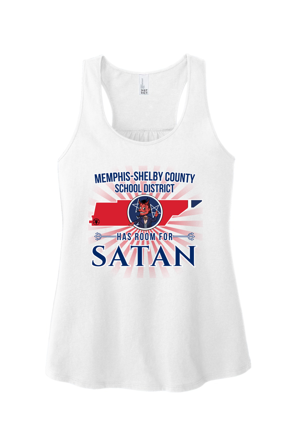 MSCS Has Room For Satan Racerback Tank