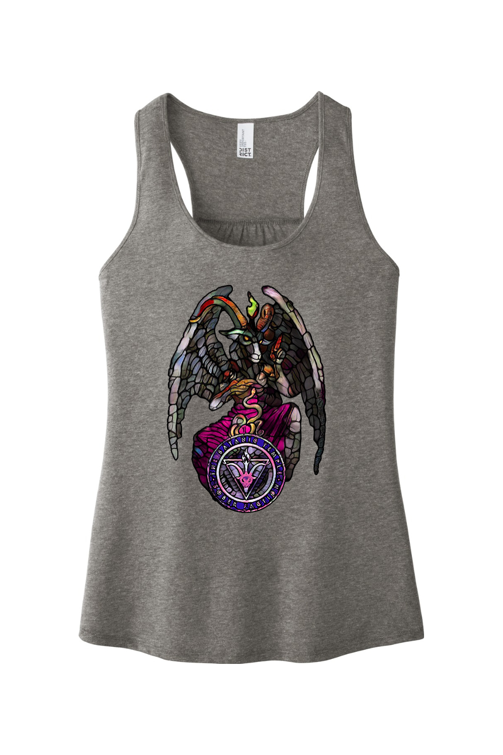 SF Stained Glass Baphomet Fitted Tank