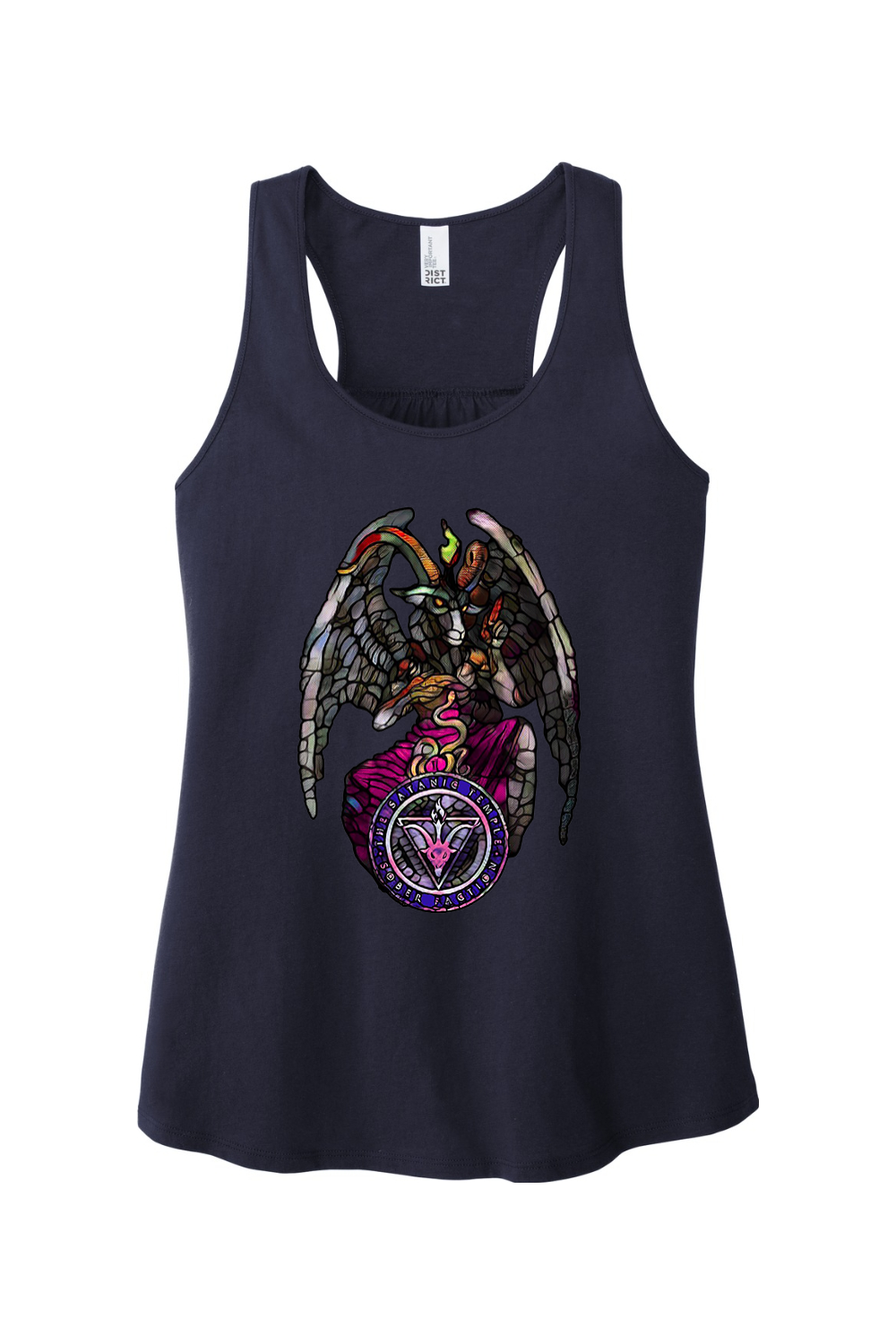 SF Stained Glass Baphomet Fitted Tank