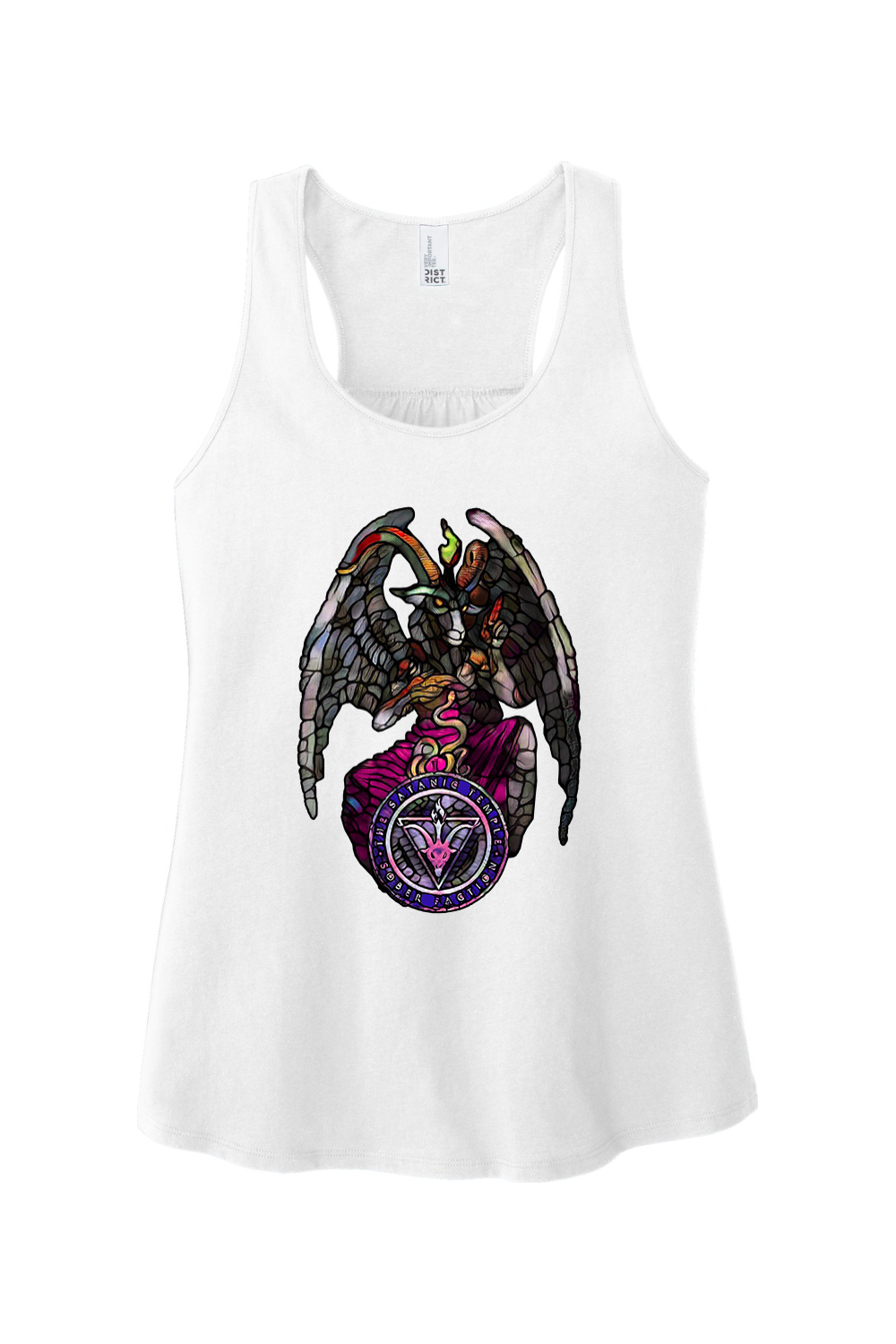 SF Stained Glass Baphomet Fitted Tank