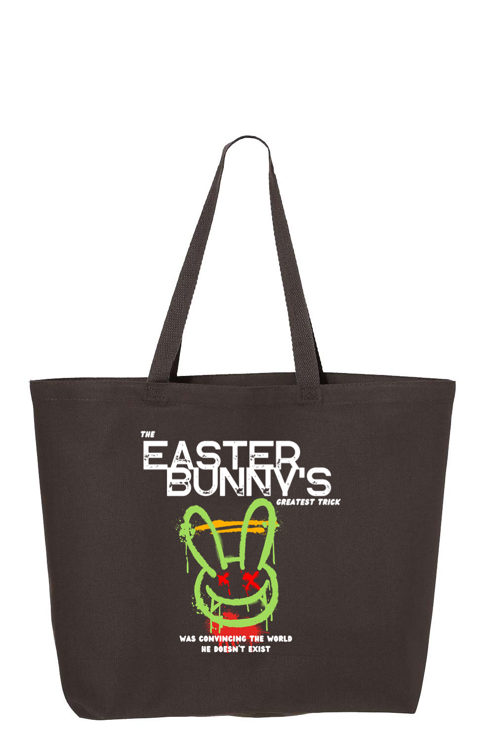 The Easter Bunny's Greatest Trick Paint Jumbo Tote