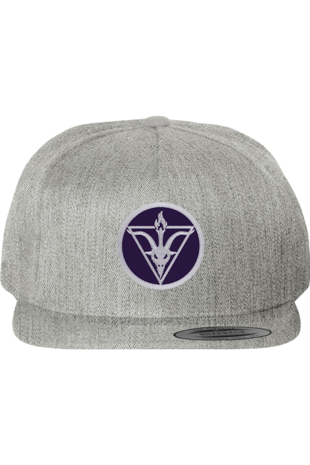 Sober Faction Violet Flat Bill Snapback Cap