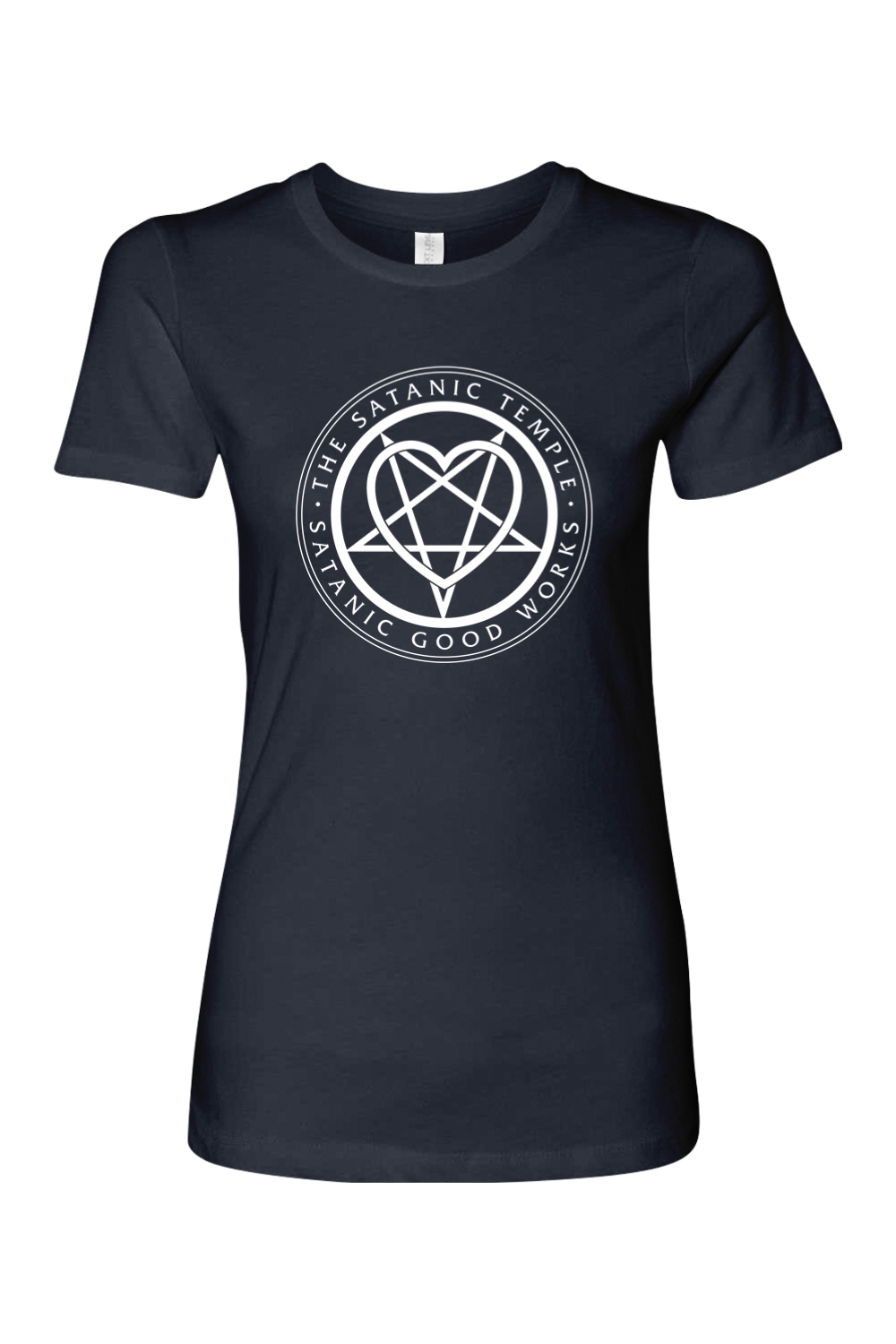 Satanic Good Works Fitted Tee