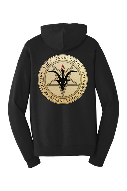 Satanic Representation Campaign Zip Hoodie