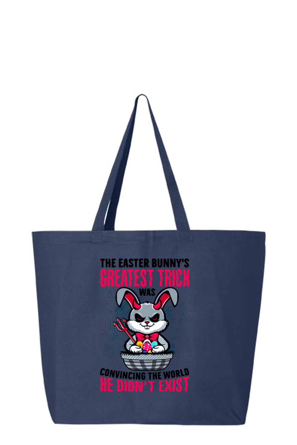 The Easter Bunny's Greatest Trick Basket Jumbo Tote