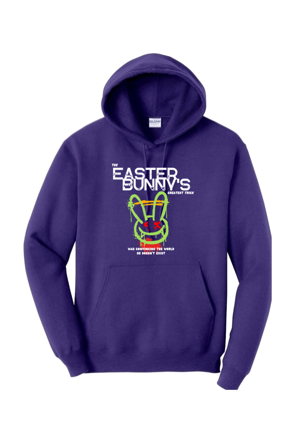 The Easter Bunny's Greatest Trick Paint Hoodie
