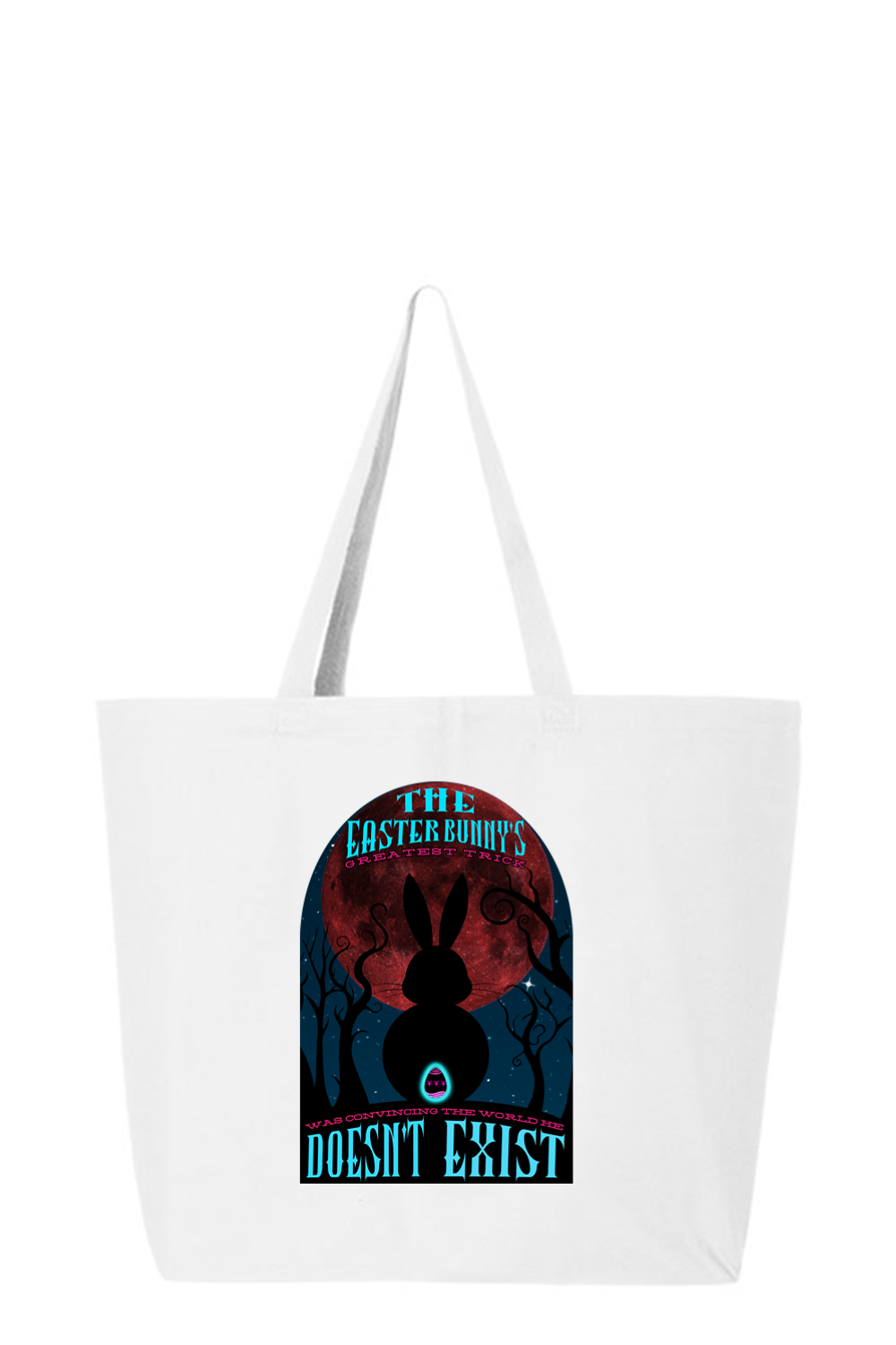 The Easter Bunny's Greatest Trick Moonlight Jumbo Tote